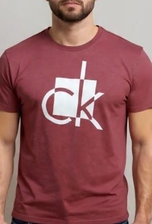 Excl Maroon Bold Graphic T-Shirt For Men - Premium Cotton